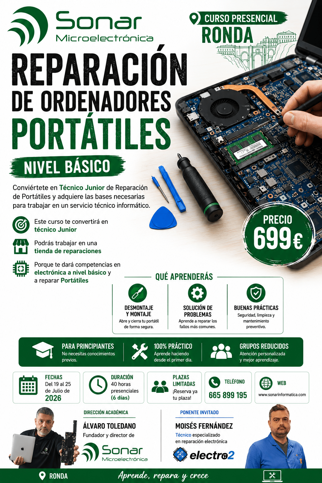 Curso de Reparación de Electrónica en Ronda